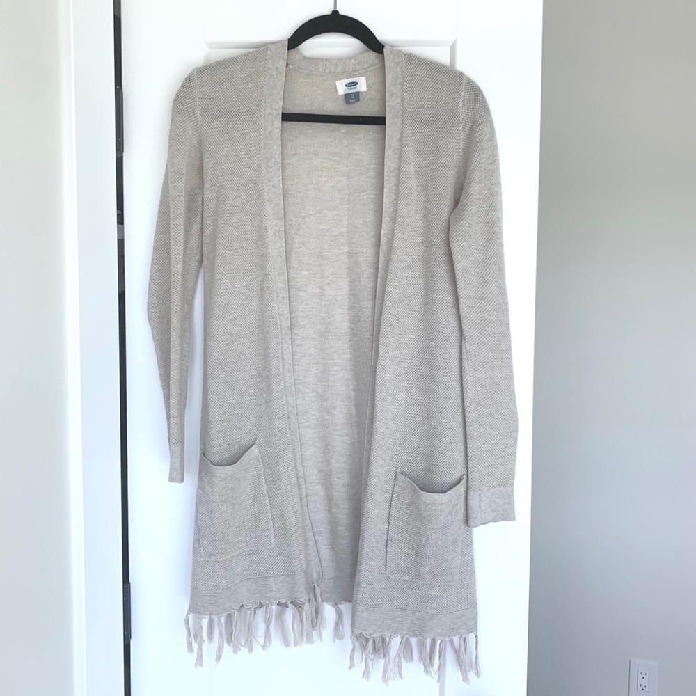 Old Navy Fringe Cardigan